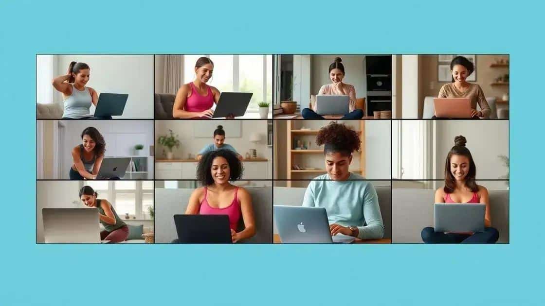 Impact of online fitness programs