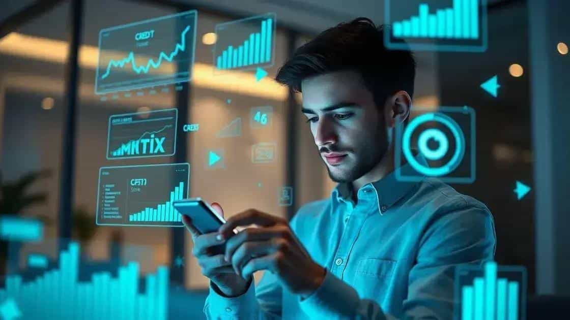 How technology influences credit score management