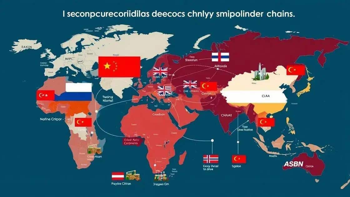 Impact of geopolitical factors on semiconductor supply
