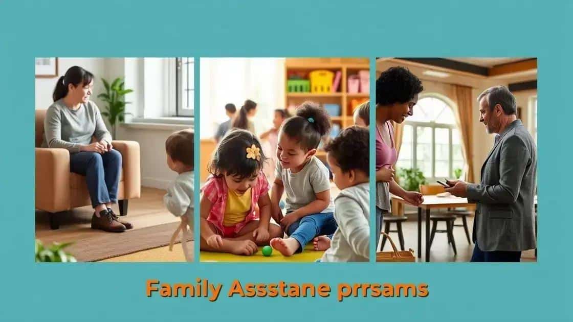 Types of family support programs
