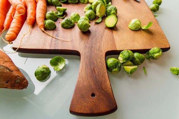 A close-up shot of various colorful vegetables being chopped on a wooden cutting board. Carrots, celery, onions, and garlic are prominent, suggesting a focus on immune-boosting ingredients.