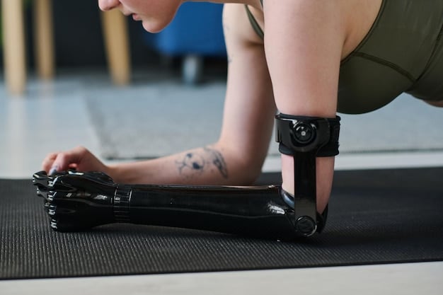A close-up shot of knees tracking over the toes during a squat, with focus on proper form and alignment.