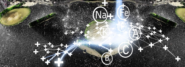 A visual representation of metagenomic and metabolomic analysis techniques, showing the data processing and interpretation steps involved in studying the gut microbiome.