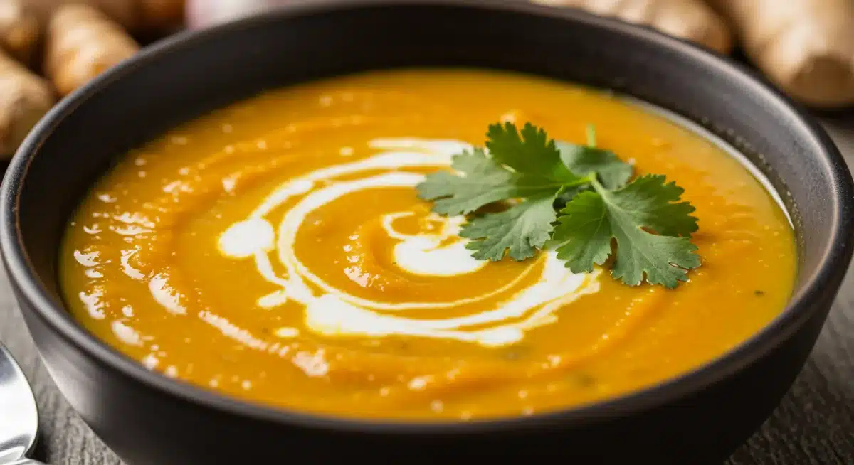 Nourishing turmeric lentil soup, a powerful anti-inflammatory dish