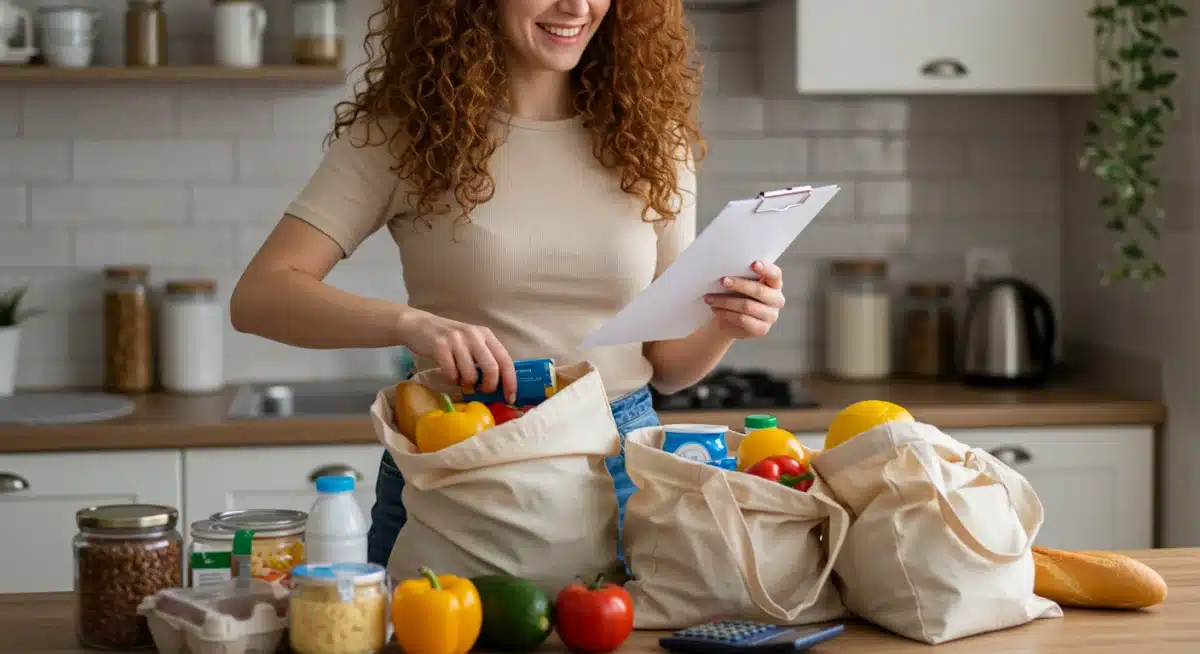 Efficient grocery shopping for budget-friendly meal planning
