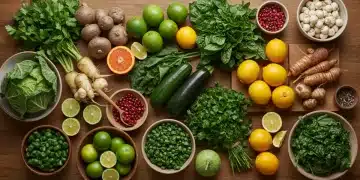 Assortment of fresh winter produce for seasonal meal planning in the US, 2025.