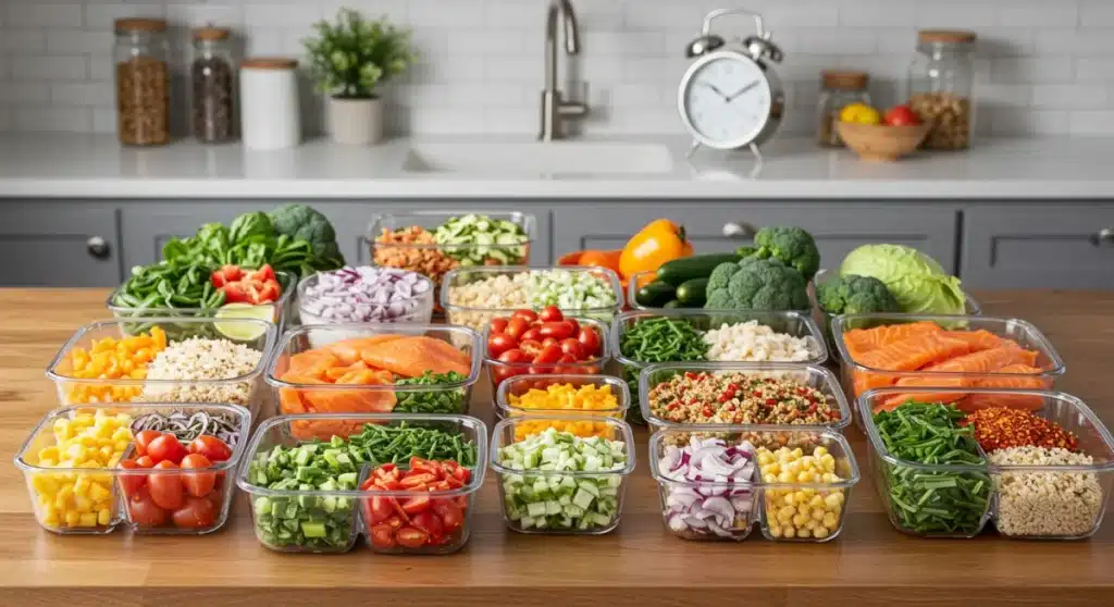 Meal Prep 7 Dinners: 2 Hours, Zero Waste