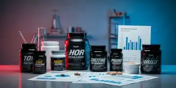 Scientific comparison of performance enhancers with supplements and data charts