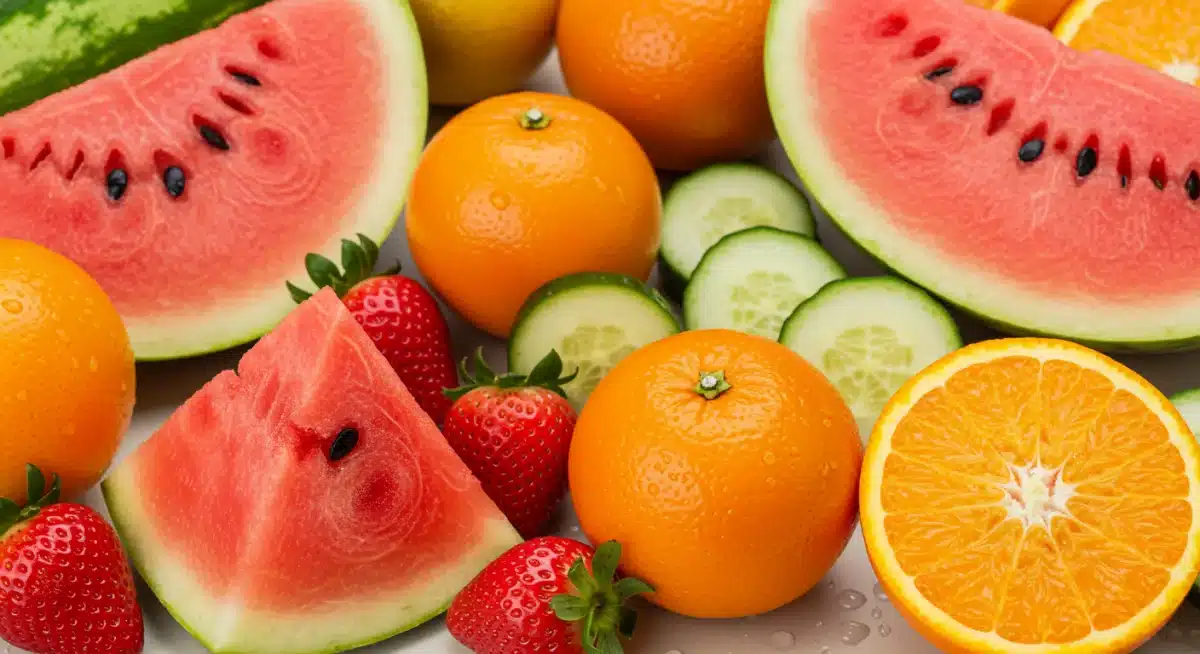 Hydrating fruits and vegetables for summer nutrition