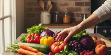 Abundant fresh seasonal produce for sustainable meal planning