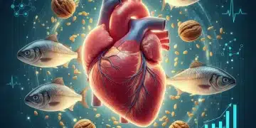 Omega-3 rich foods and a healthy heart, representing cardiovascular health in 2026.
